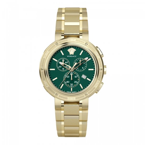 Versace VE2H00521 horloge mannen - Roestvrij Staal - goud