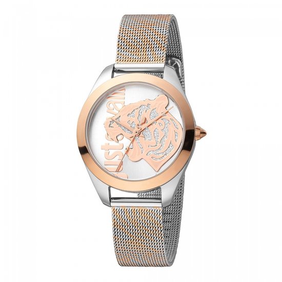 Just Cavalli JC1L210M0075 horloge vrouw - Roestvrij Staal - zilver