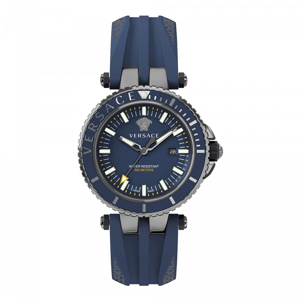 Versace VEAK00218 horloge mannen - Roestvrij Staal - grijs