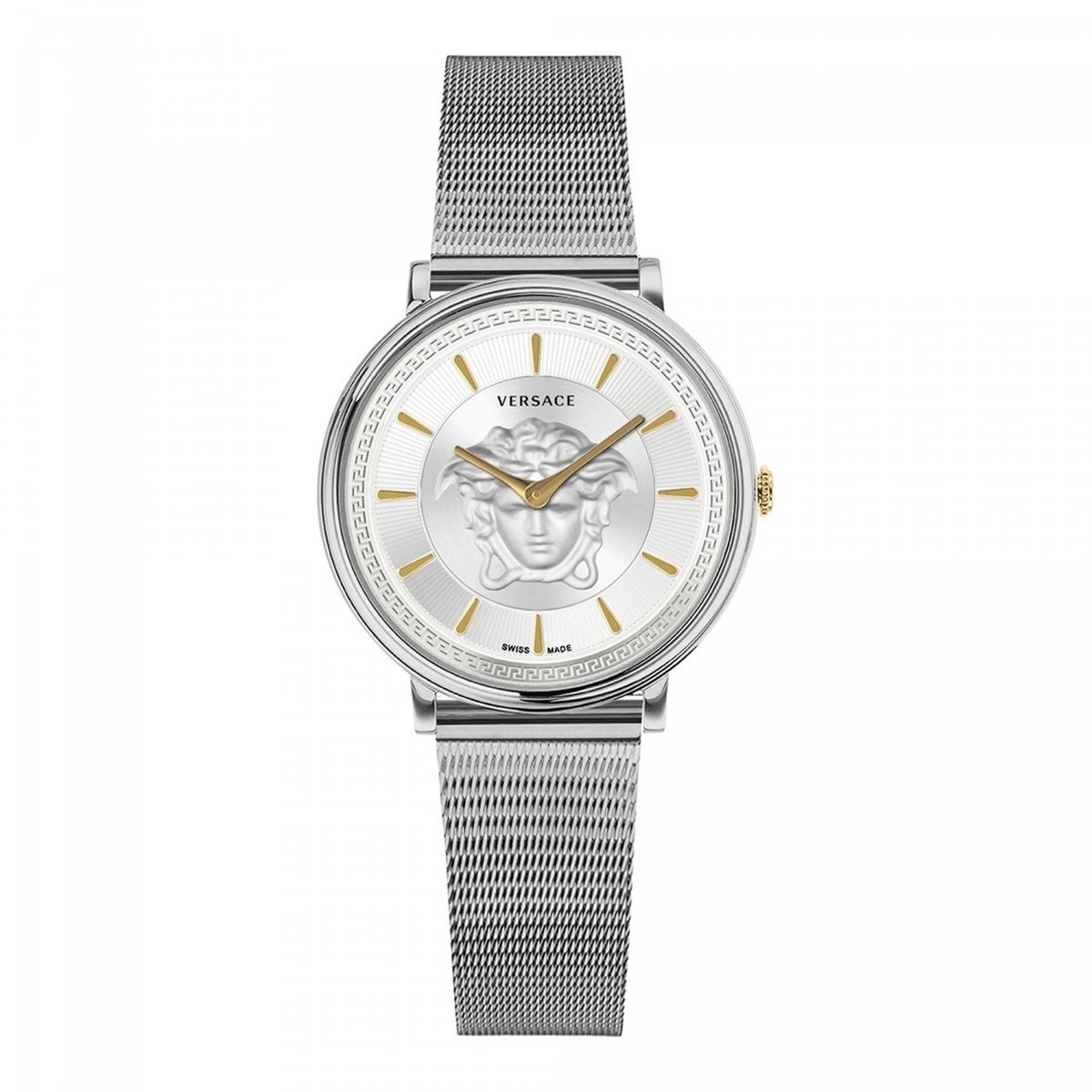 Versace VE8102019 horloge vrouw - Roestvrij Staal - zilver