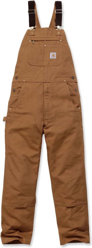 Carhartt Relaxed fit Duck Bib Overall - Carhartt Brown - W34/L34