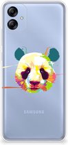 Back Case TPU Siliconen Hoesje Geschikt voor Samsung Galaxy A04e Smartphone hoesje Panda Color