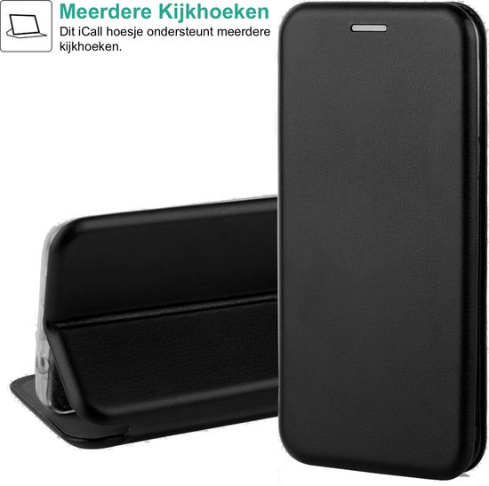 Coque Samsung Galaxy A04s / A13 5G - Protecteur d'écran FullGuard - Book Case Cuir ThinShield Zwart & Protecteur d'écran