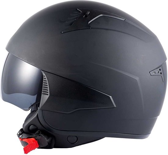 BHR 815 | casque jet noir mat | avec pièces latérales interchangeables | taille XS