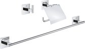 GROHE Start Cube Accessoire Set 3-in-1 - chroom 41124000