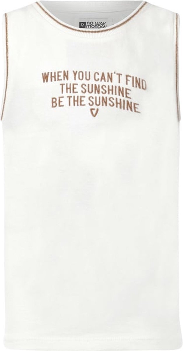 No Way Monday-Girls Halter top-Off White - Maat 98