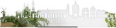 Standing Skyline Gouda Spiegel - 60 cm - Woondecoratie design - Decoratie om neer te zetten en om op te hangen - Meer steden beschikbaar - Cadeau voor hem - Cadeau voor haar - Jubileum - Verjaardag - Housewarming - Interieur - WoodWideCities