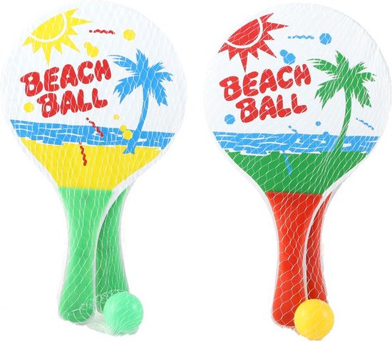 Foto: Beachballset hout in net