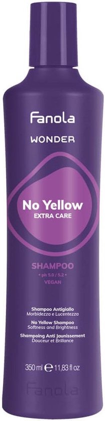 Fanola Wonder No Yellow Extra Care Shampoo - 350 ml