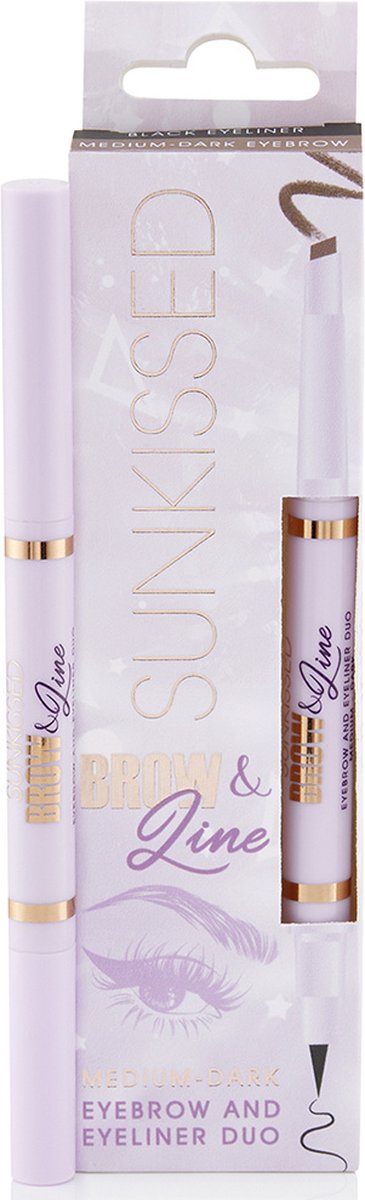 Sunkissed - Brow & Line Eyebrow Pencil & Eyeliner Duo - 0.3g