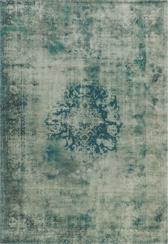 Designer Teppich Maui Modern Grün Beige Trend