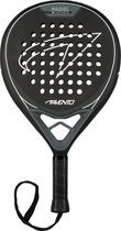 Avento Padel Racket Latigazo - 3K Carbon - Rond - Zwart/Grijs