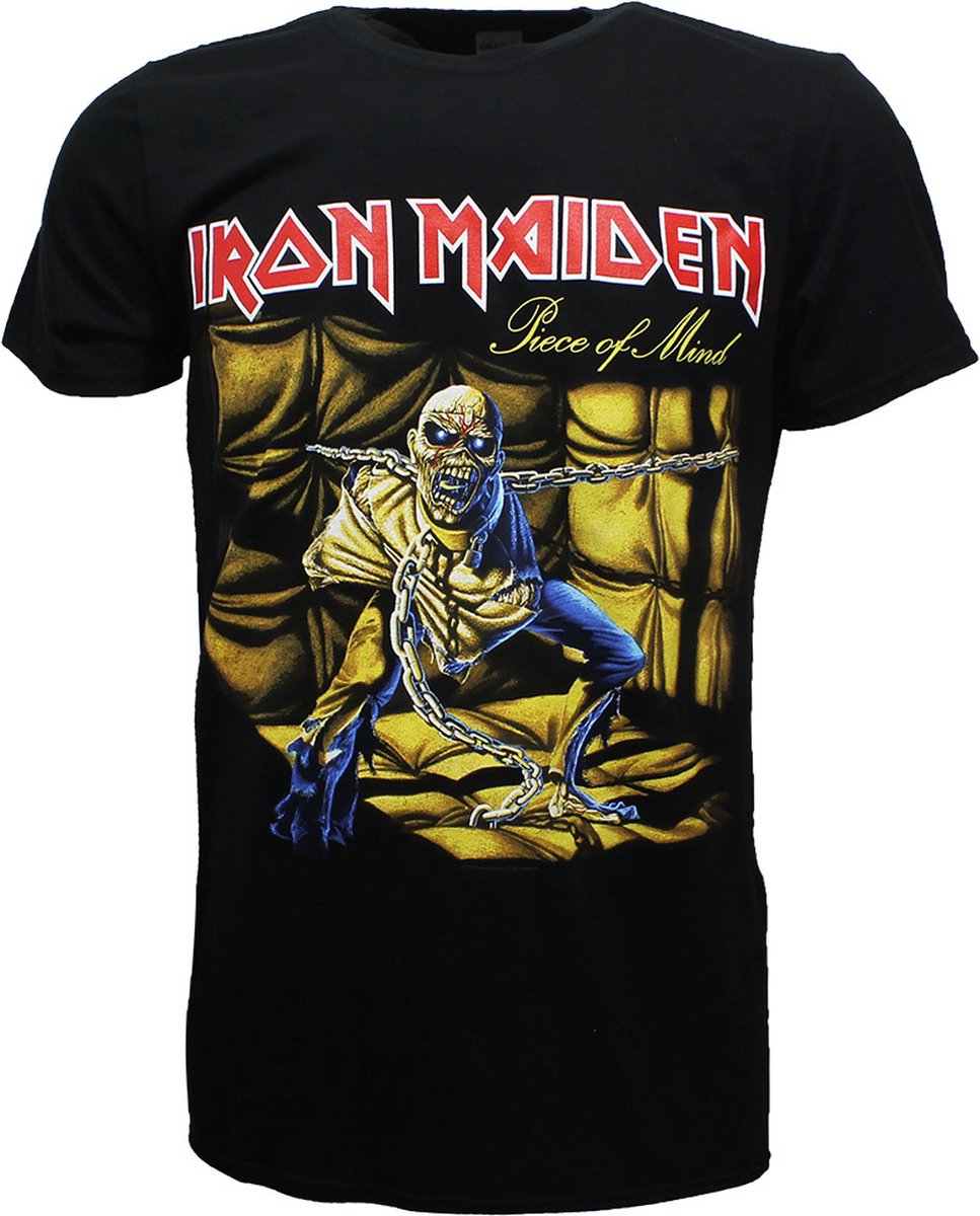 Iron Maiden Piece Of Mind T-Shirt - Officiële Merchandise - S