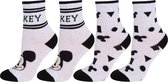 4x Grijze jongenssokken - Mickey Mouse DISNEY / 31-34