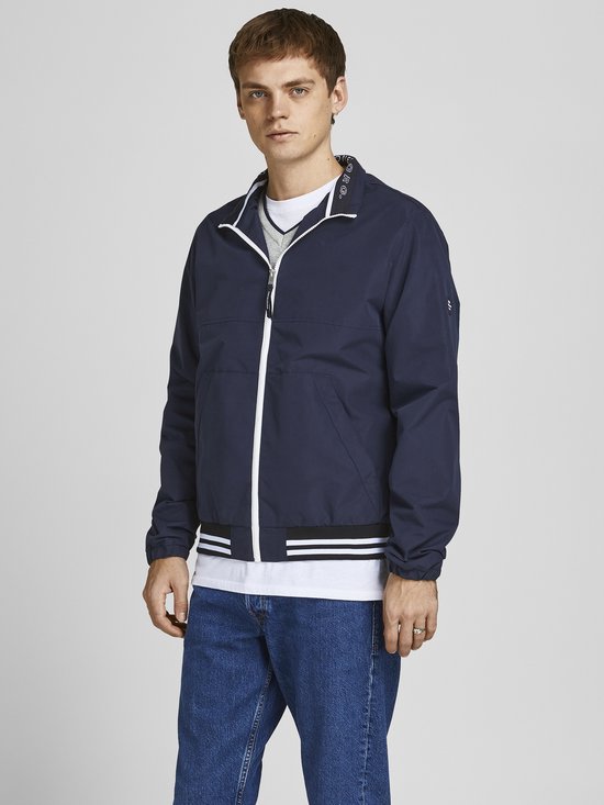 Jack & Jones JJDOVER HOOD JACKET - Veste coupe-vent - navy blazer/bleu  marine 