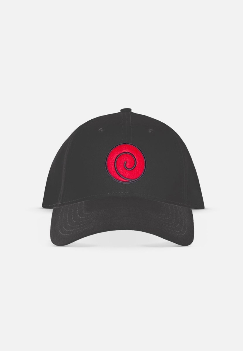 Naruto Shippuden Verstelbare pet Uzumaki Clan Symbol Zwart
