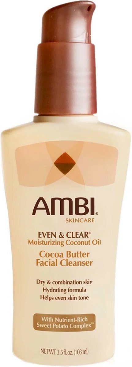 Ambi - Even & Clear Moisturizing Coconut Oil Cocoa Butter Facial Cleanser