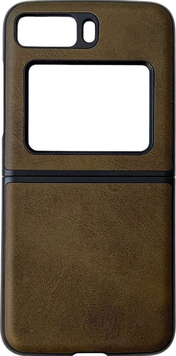 Mobigear Hoesje geschikt voor Motorola Razr (2022) Telefoonhoesje Hardcase | Mobigear Excellent Backcover | Razr (2022) Case | Back Cover - Groen