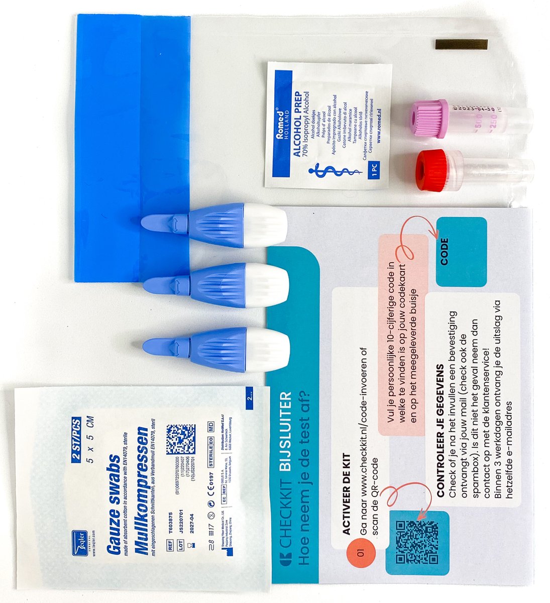 Checkkit IJzertekort Test (Ferritine & IJzer) Binnen 3 werkdagen