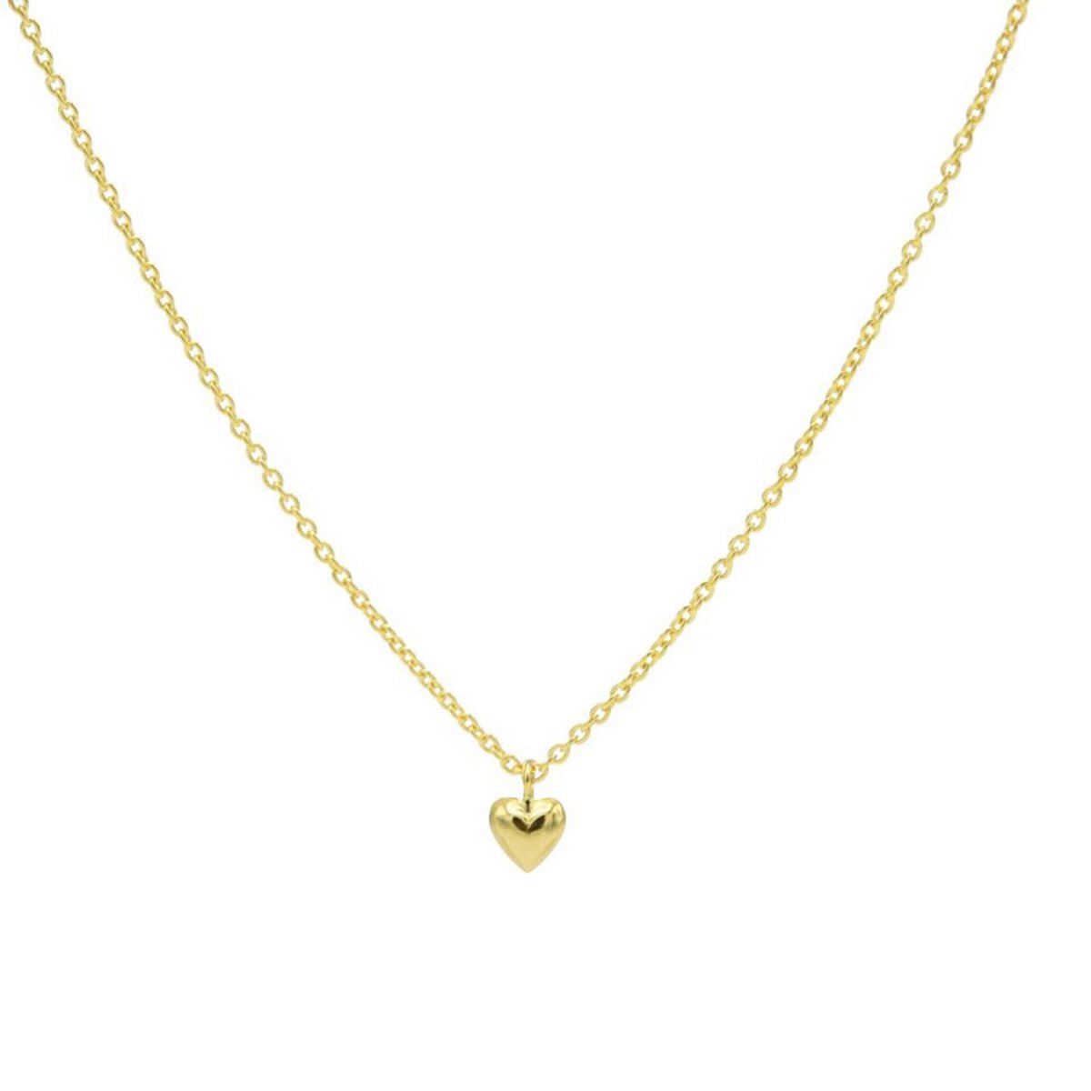 Karma Ketting 3D Heart Goud