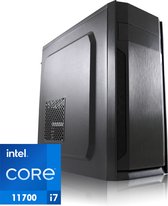 Intel Desktop PC | Intel Core i7-11700 | 16 GB DDR4 | 500 GB SSD - NVMe | WiFi | Bluetooth | Windows 11 Pro