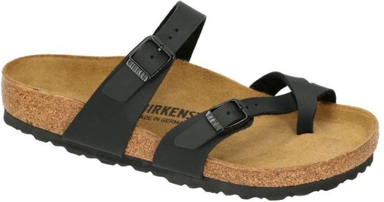 Birkenstock Mayari Dames Slippers Regular fit - Black - Maat 39 | bol