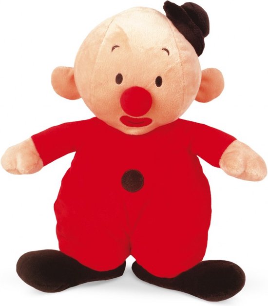 Studio 100 Bumba Bumbalu pluche knuffel 19 cm rood