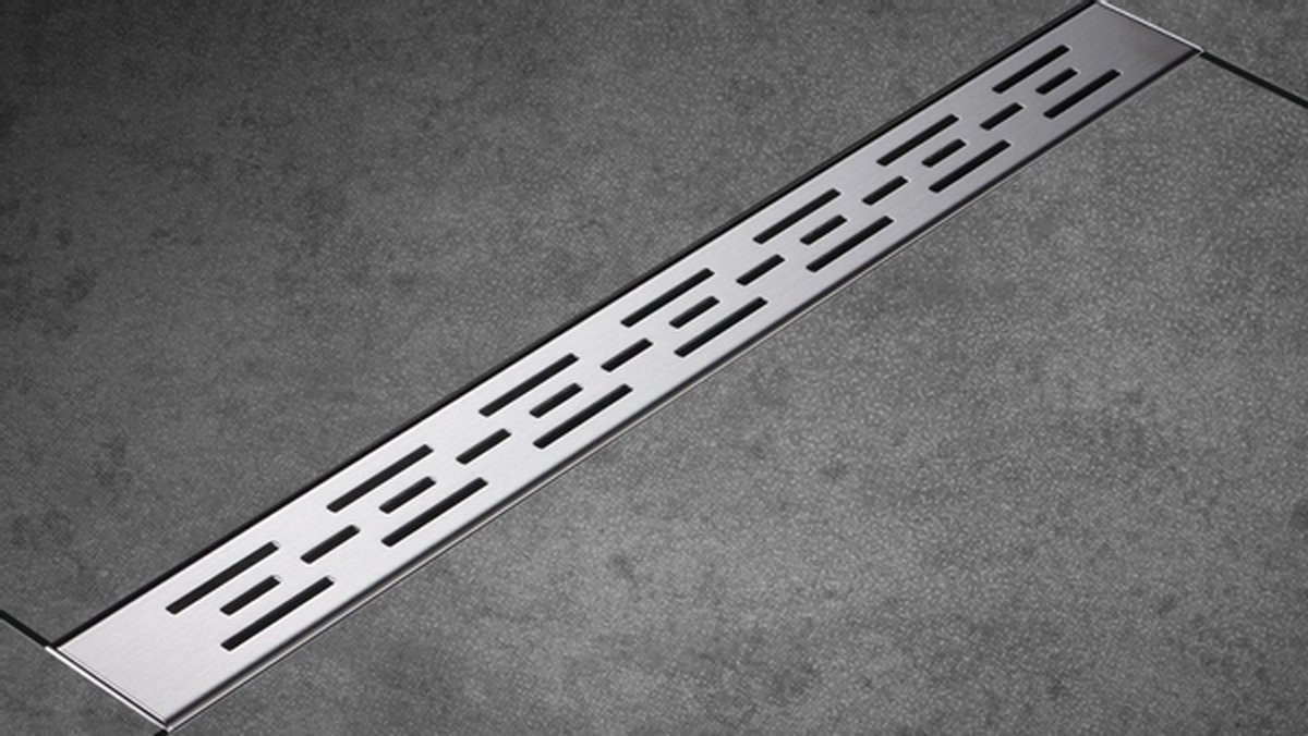 Saniclass douchegoot rooster 100cm RVS