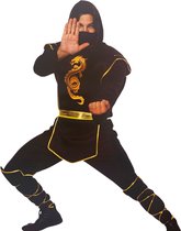 Ninja Outfit Heren Luxe - 5-delig - Maat M – Carnavalskleding