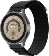 Bandje Voor Polar Nylon Alpine Band - Zwart - Maat: 22mm - Horlogebandje, Armband