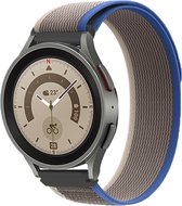 Bandje Voor Huawei Nylon Trail Band - Blauw Grijs - Maat: 20mm - Horlogebandje, Armband