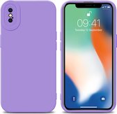 Coque Cadorabo pour Apple iPhone XS MAX en FLUID LIGHT PURPLE - Coque de protection en silicone TPU souple