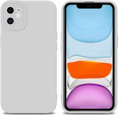 Cadorabo Hoesje geschikt voor Apple iPhone 12 in FLUID WIT - Beschermhoes gemaakt van flexibel TPU silicone Cover Fluid Case