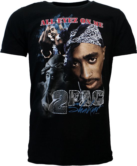 2PAC Tupac Shakur All Eyez On Me T-Shirt - Officiële Merchandise - M