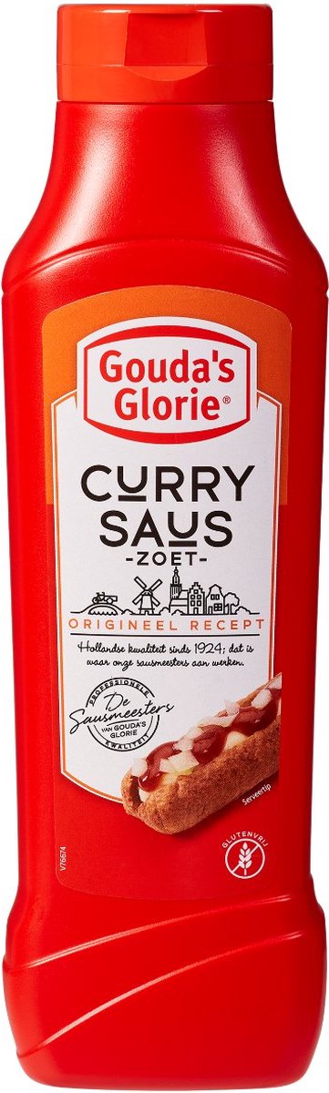 Gouda's Glorie Curry Gewurz - zoete en kruidige saus - glutenvrij - 850 ml