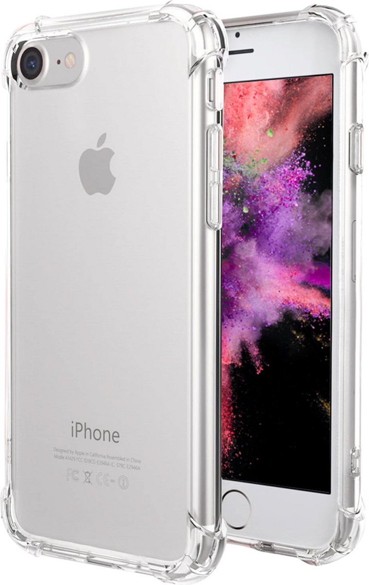 iPhone 6/6s Plus hoesje shock proof case transparant apple hoesjes back cover hoes