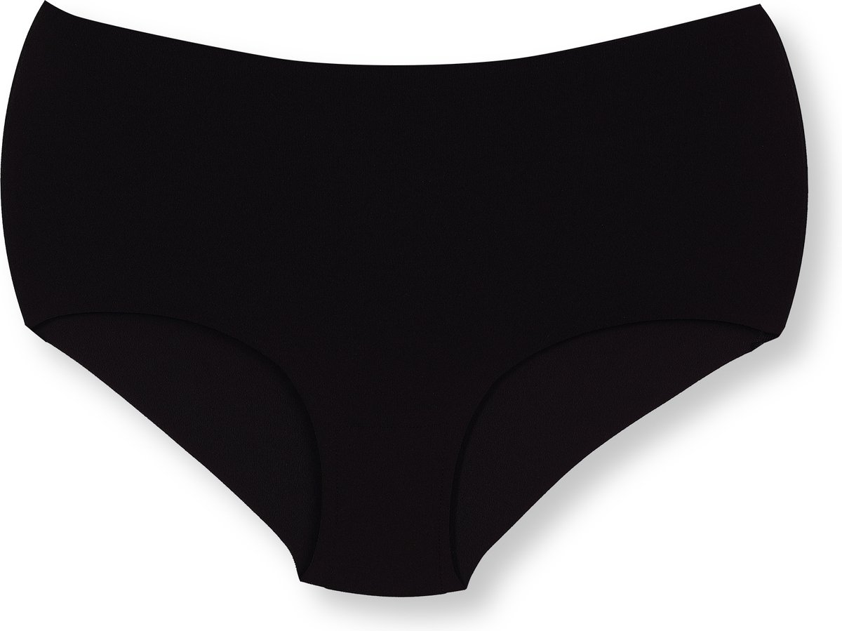 Marly MOON's - Naadloos Hoge Taille Slips - Onzichtbaar Dames Ondergoed - XXL - Zwart - 1 Stuk