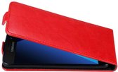 Cadorabo Hoesje geschikt voor Samsung Galaxy A3 2017 in APPEL ROOD - Beschermhoes in flip design Case Cover met magnetische sluiting