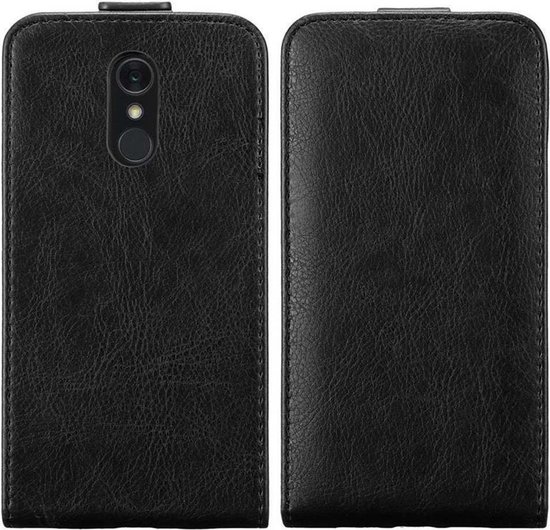 Étui Cadorabo pour LG Q STYLUS dans BLACK NIGHT - Housse de protection au design rabattable avec fermeture magnétique