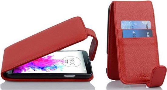 Cadorabo Custodia Morbida In Silicone TPU Per LG G3 - Cover Jelly Sottile Antiurdo Colore Rosso - 3