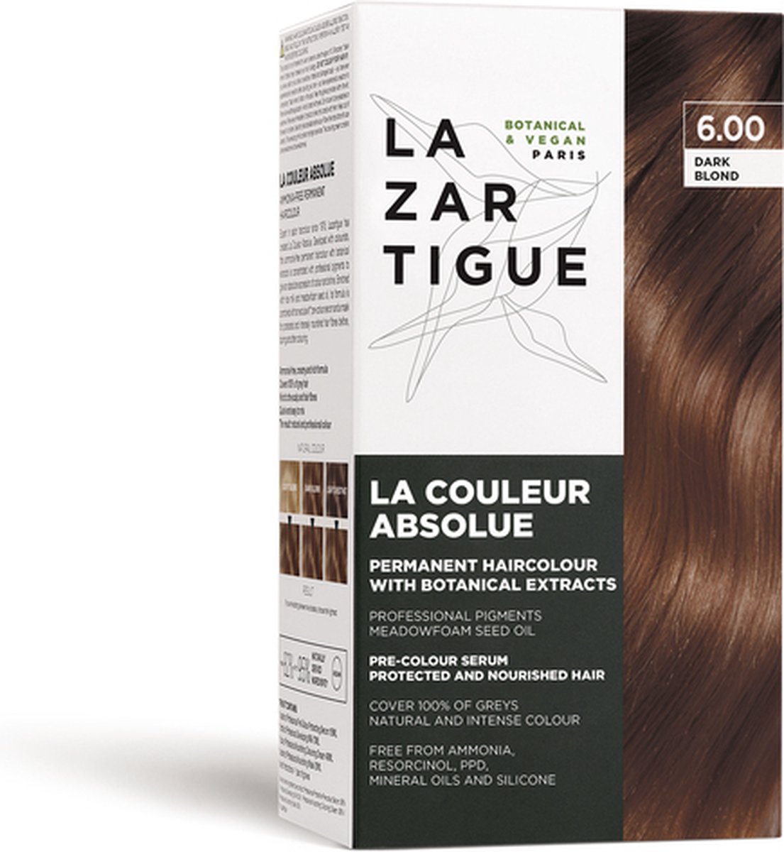 Lazartigue Pakket La Couleur Absolue Permanent Haircolour 6.00 Blond Foncé