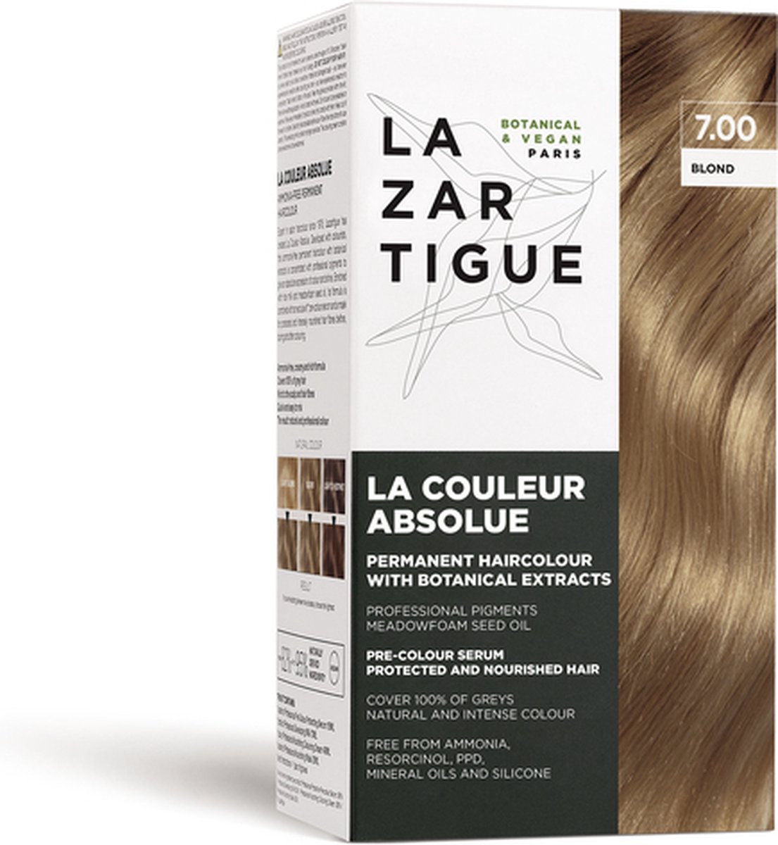 Lazartigue Pakket La Couleur Absolue Permanent Haircolour 7.00 Blond