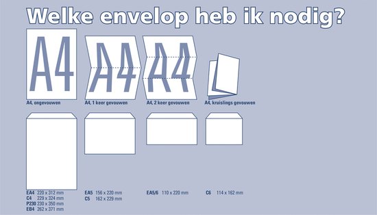 Foto: Raadhuis bordrug envelop 229x324mm c4 wit met plakstrip 10 stuks rd 308540 10