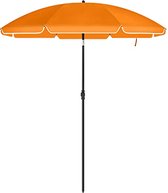 Tuinparasol - Strandparasol - Ø 200 cm - Zonwering - Oranje