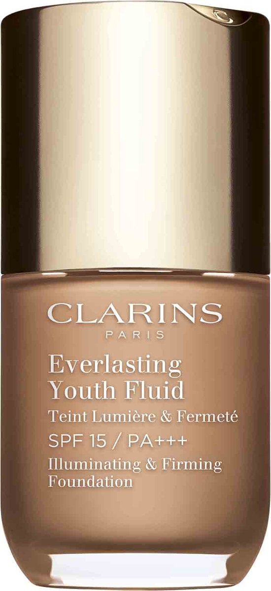 Goedkoopste Clarins Everlasting Youth Fluid Illuminating & Firming Foundation - 112 Amber - Foundation - 30 ml