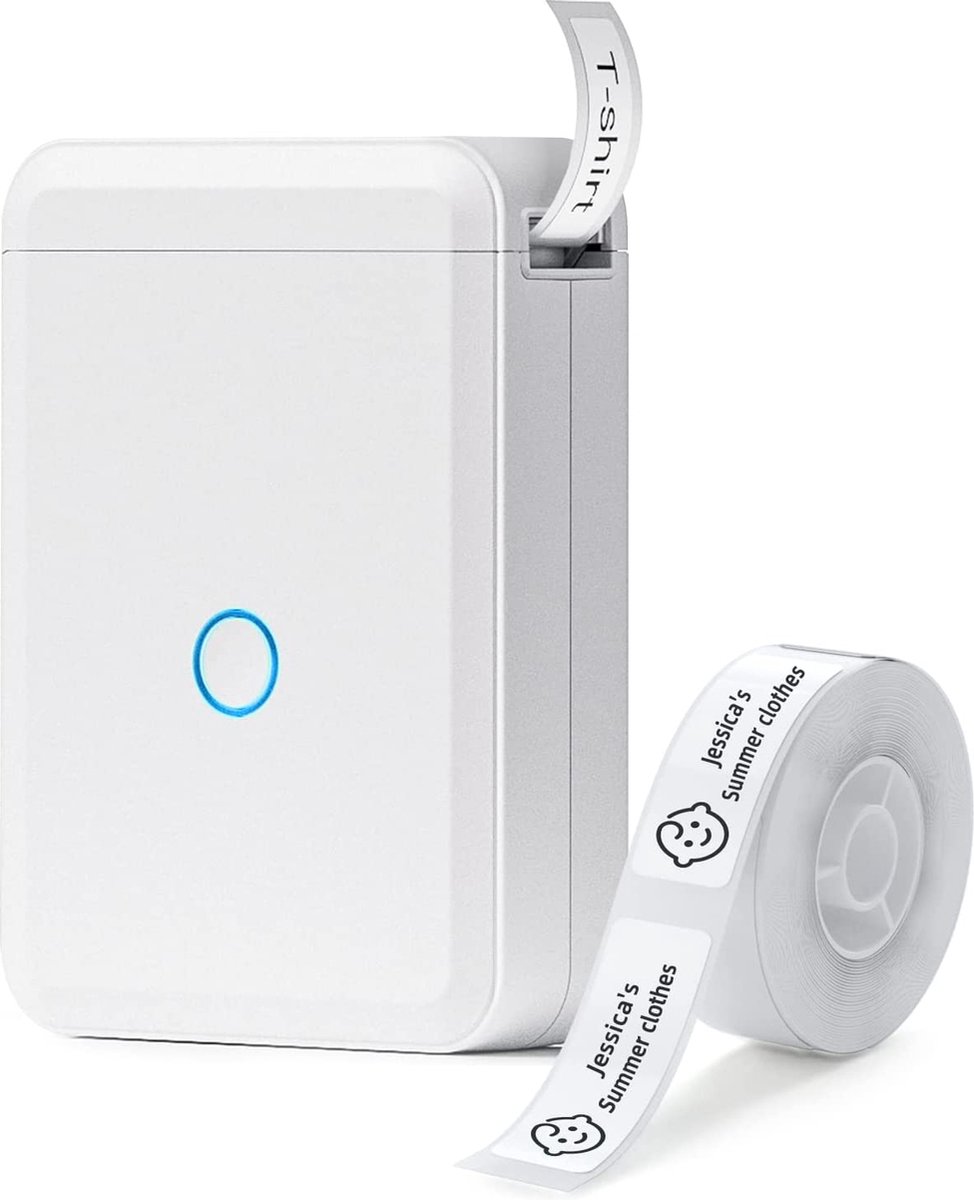 NIIMBOT B1 Étiqueteuse Bluetooth Mini Imprimante Etiquette portable  Autocollant