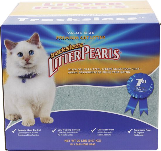 Crystal Clear Litter Pearls – Kattenbakvulling – 18,6 L