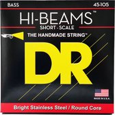 DR Hi-Beams 4-String Bass Medium Short Scale 45-105 - Snarenset voor 4-string basgitaar