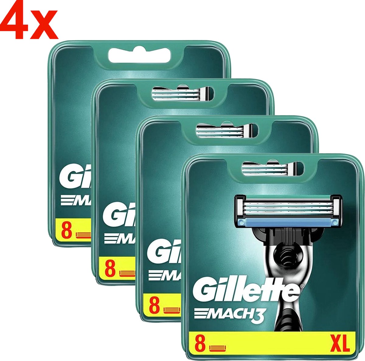Gillette Mach3 scheermesjes/navulmesjes - 32 Stuks