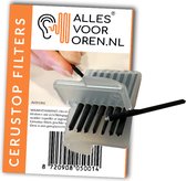 AllFor Ears - Cerustop - filtre - aide auditive - filtre cérumen - 8 pièces - bâtons d'aide auditive